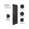 JB Kind Industrial Metro Black Panel Internal Door - Prefinished