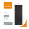 JB Kind Industrial Plaza Black Internal Door - Prefinished