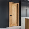 EasiKit Internal Door and Frame Kit - Lincoln 3 Panel Oak Internal Door