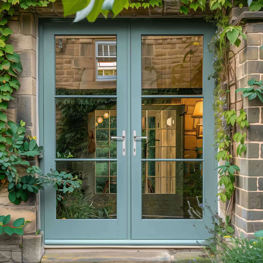 Made to Measure External Lytham Heritage French Doors - 57mm Thick, Six Colour Options - Double Glazing