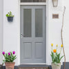 Malton Sterling Hardwood Back Door - Stippolyte Toughened Double Glazing