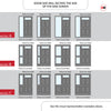 Exterior Victorian Nightingale 1L 4P Door with Single Sidelight - Customisable: Size, Colour, Glass and Sidelight Options