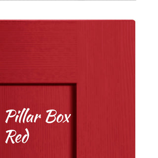 Image: Bespoke Frame Pillar Box Red Finish