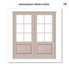 Made to Measure External Sunningdale Heritage French Doors - 57mm Thick, Six Colour Options - Double Glazing