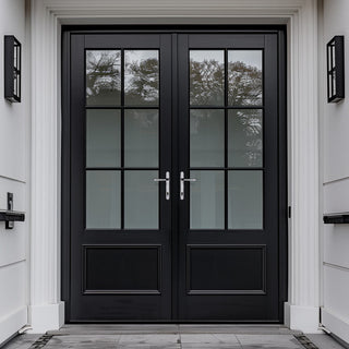 Image: Made to Measure External Sunningdale Heritage French Doors - 57mm Thick, Six Colour Options - Double Glazing