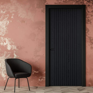 Image: Sydney Black Door - Laminated - Prefinished