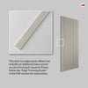 Fire Internal Door - Sydney Light Grey Door - Laminated - Prefinished