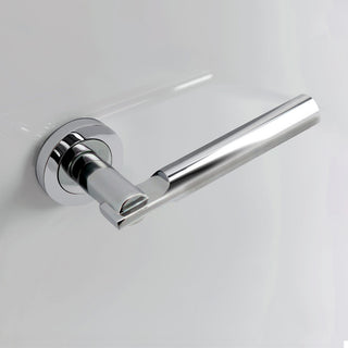 Image: Turin Door Lever Handle - Polished Chrome