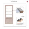 Made to Measure External Turnberry Heritage French Doors - 57mm Thick, Six Colour Options - Double Glazing