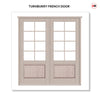 Made to Measure External Turnberry Heritage French Doors - 57mm Thick, Six Colour Options - Double Glazing