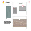 Fire Line V076-FD Fire Rated Interior Door - Premium Primed - Six Colour Options