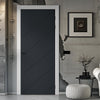 V-Line® Grooved Flush Door V001 - Premium Primed - Six Colour Options