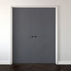 V-Line® Grooved Flush Door Pair V001 - Premium Primed - Six Colour Options