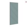 V-Line® Grooved Flush Door Pair V002 - Premium Primed - Six Colour Options