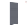 V-Line® Grooved Flush Door Pair V006 - Premium Primed - Six Colour Options