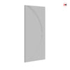 V-Line® Grooved Flush Door Pair V008 - Premium Primed - Six Colour Options