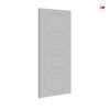 V-Line® Grooved Flush Door Pair V011 - Premium Primed - Six Colour Options