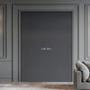 V-Line® Grooved Flush Door Pair V018 - Premium Primed - Six Colour Options