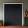 V-Line® Grooved Flush Door Pair V019 - Premium Primed - Six Colour Options