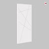 V-Line® Grooved Flush Door Pair V020 - Premium Primed - Six Colour Options