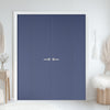 V-Line® Grooved Flush Door Pair V021 - Premium Primed - Six Colour Options