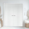 V-Line® Grooved Flush Door Pair V021 - Premium Primed - Six Colour Options