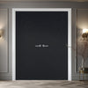 V-Line® Grooved Flush Door Pair V023 - Premium Primed - Six Colour Options