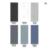 V-Line® Grooved Flush Door Pair V023 - Premium Primed - Six Colour Options