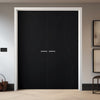 V-Line® Grooved Flush Door Pair V025 - Premium Primed - Six Colour Options