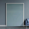 V-Line® Grooved Flush Door Pair V027 - Premium Primed - Six Colour Options