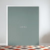 V-Line® Grooved Flush Door Pair V031 - Premium Primed - Six Colour Options