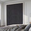 V-Line® Grooved Flush Door Pair V033 - Premium Primed - Six Colour Options