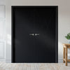 V-Line® Grooved Flush Door Pair V035 - Premium Primed - Six Colour Options