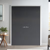 V-Line® Grooved Flush Door Pair V037 - Premium Primed - Six Colour Options