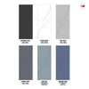 V-Line® Grooved Flush Door Pair V037 - Premium Primed - Six Colour Options