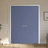 V-Line® Grooved Flush Door Pair V038 - Premium Primed - Six Colour Options