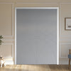 V-Line® Grooved Flush Door Pair V038 - Premium Primed - Six Colour Options