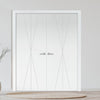 V-Line® Grooved Flush Door Pair V040 - Premium Primed - Six Colour Options