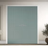 V-Line® Grooved Flush Door Pair V041 - Premium Primed - Six Colour Options