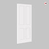 V-Line® Grooved Flush Door Pair V041 - Premium Primed - Six Colour Options