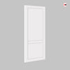 V-Line® Grooved Flush Door Pair V047 - Premium Primed - Six Colour Options