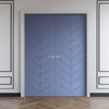 V-Line® Grooved Flush Door Pair V071 - Premium Primed - Six Colour Options