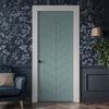 V-Line® Grooved Flush Door V071 - Premium Primed - Six Colour Options