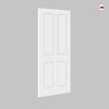 V-Line® Grooved Flush Door Pair V078 - Premium Primed - Six Colour Options