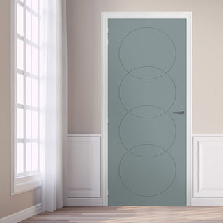 Image: Fire Line V011-FD  Fire Rated Interior Door - Premium Primed - Six Colour Options