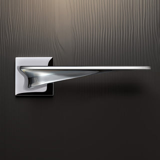 Image: Zenith Door Lever Handle - Polished Chrome