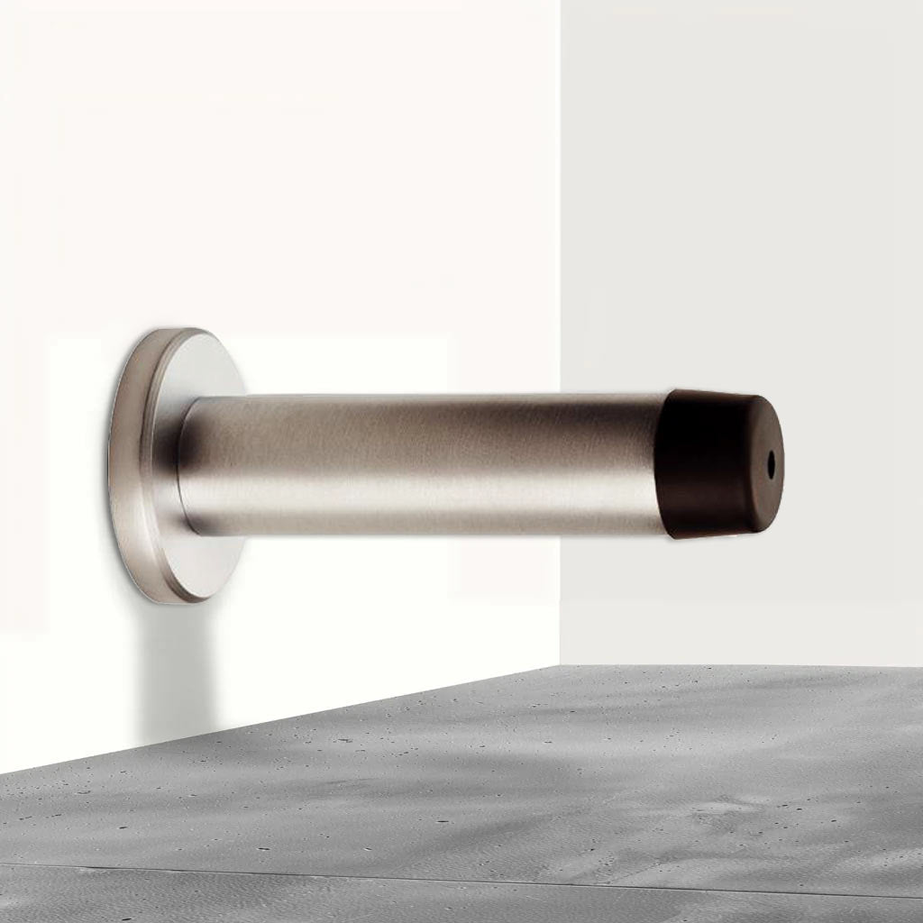 Outlet - Wall Mounted Door Stop - Satin Chrome