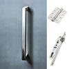 Concord 280mm Back to Back Pull Handle Pack - 4 Radius Cornered Hinges - Polished Stainless Steel