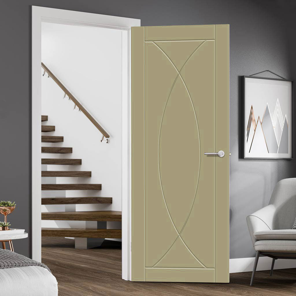 Prefinished Bespoke Pesaro Flush Fire Door - Choose Your Colour