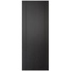 Top Mounted Black Sliding Track & Door - Monaco Black Internal Door - Laminated